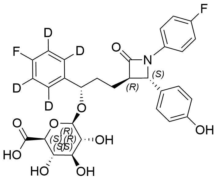 Ezetimibe-D4 Hydroxy Glucuronide